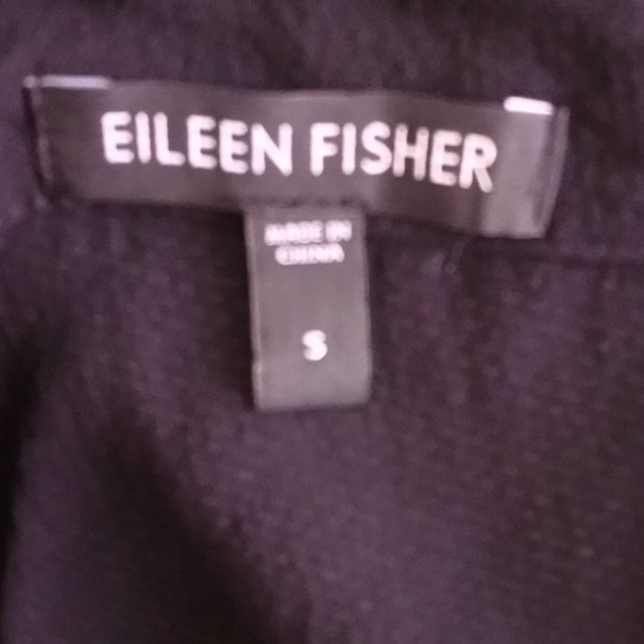 NWT Eileen Fisher Black Silk Slip & Overlay Dress Set Sz S  100% Silk - Picture 6 of 6